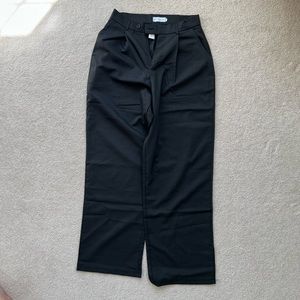 Professional straight leg black pants